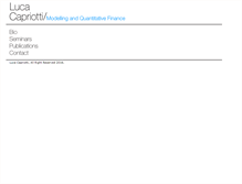 Tablet Screenshot of luca-capriotti.net